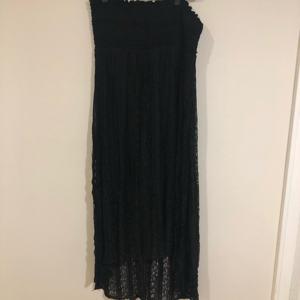 Black lace dress